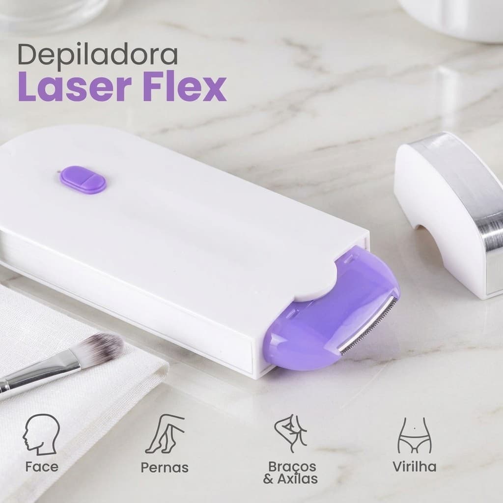 Removedor De Pelos Indolor Finishing Touch Yes Depilador Elétrico Corporal E Facial Bateria USB