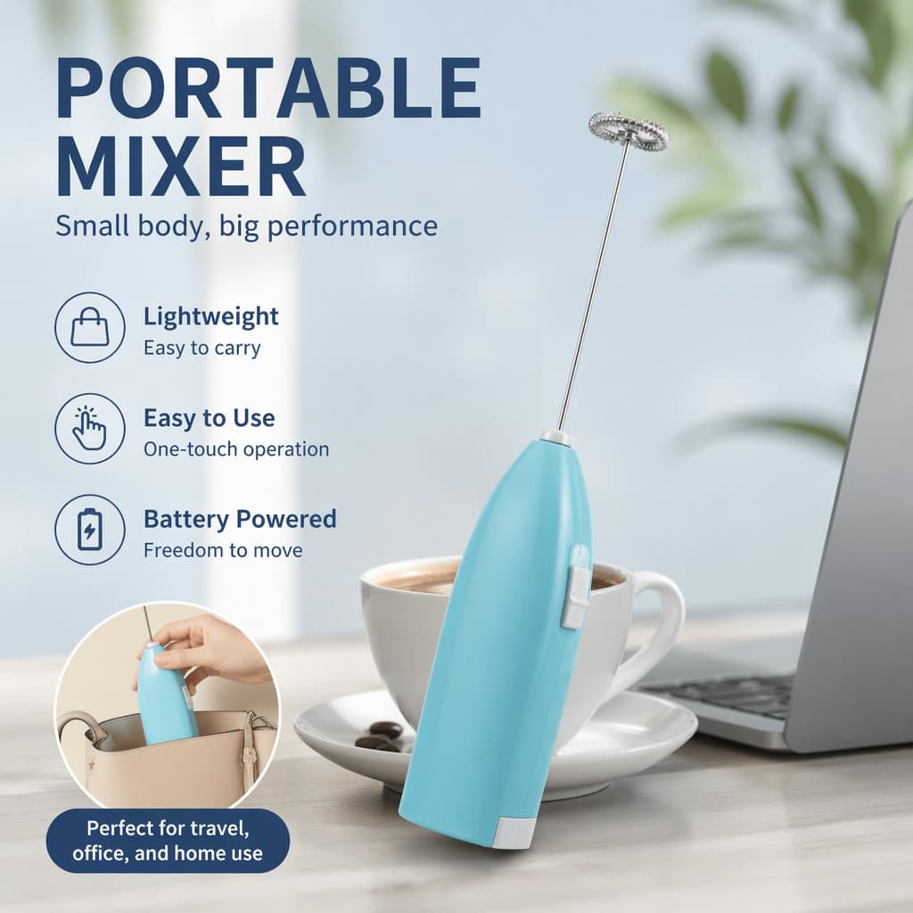 Mini Misturador Batedor Mixer Elétrico Para Claras de Ovos Leite Café Cores Sortidas Utensílios de Cozinha Pilha