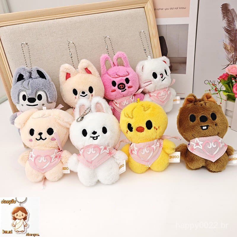 Boneca De Pelúcia Kpop Idol Stray Kids SKZ 5a FANMEETING De 10 Cm