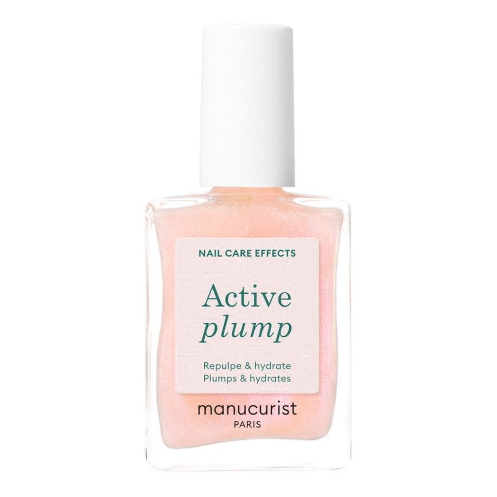 Esmalte e Cuidado para Unhas Manucurist Active Plump - Colágeno e Extrato de Pêssego - Sem Lâmpada - Hidratante para Unh