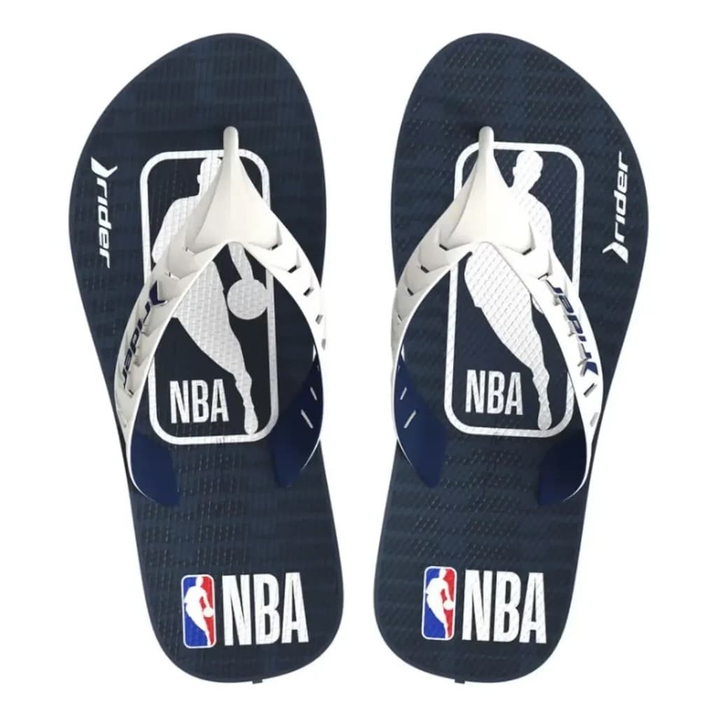 CHINELO MASCULINO RIDER STREET DUO NBA AZUL / BRANCO 12507