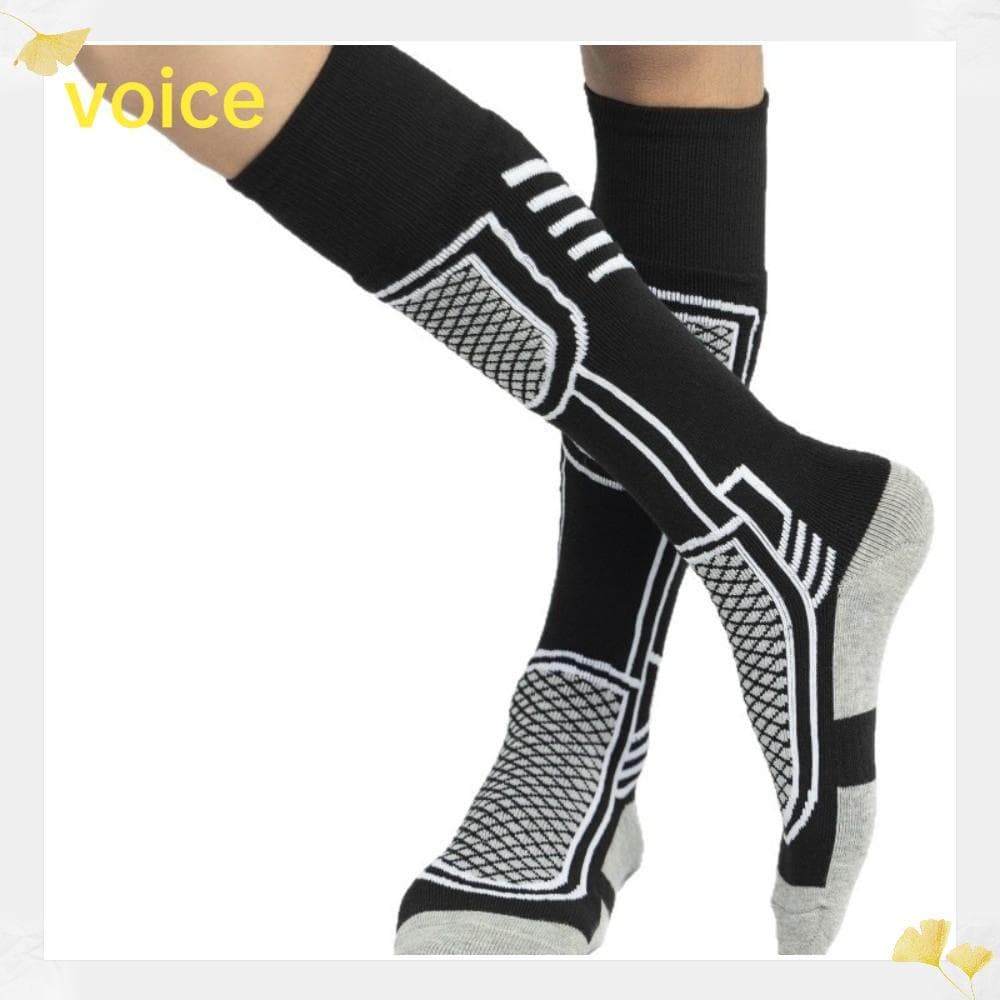 Meias De Esqui De Inverno VOICE , Térmicas Quentes Respiráveis Compressão Espessadas Elásticas Que Absorvem A Umidade