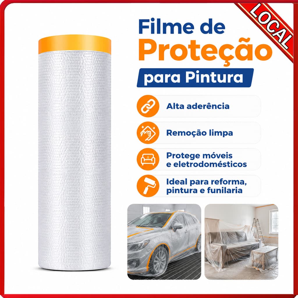 Filme de mascaramento de papel autoadesivo, melhoria da casa, pintura em Spray, móveis, capa de plástico antipoeira