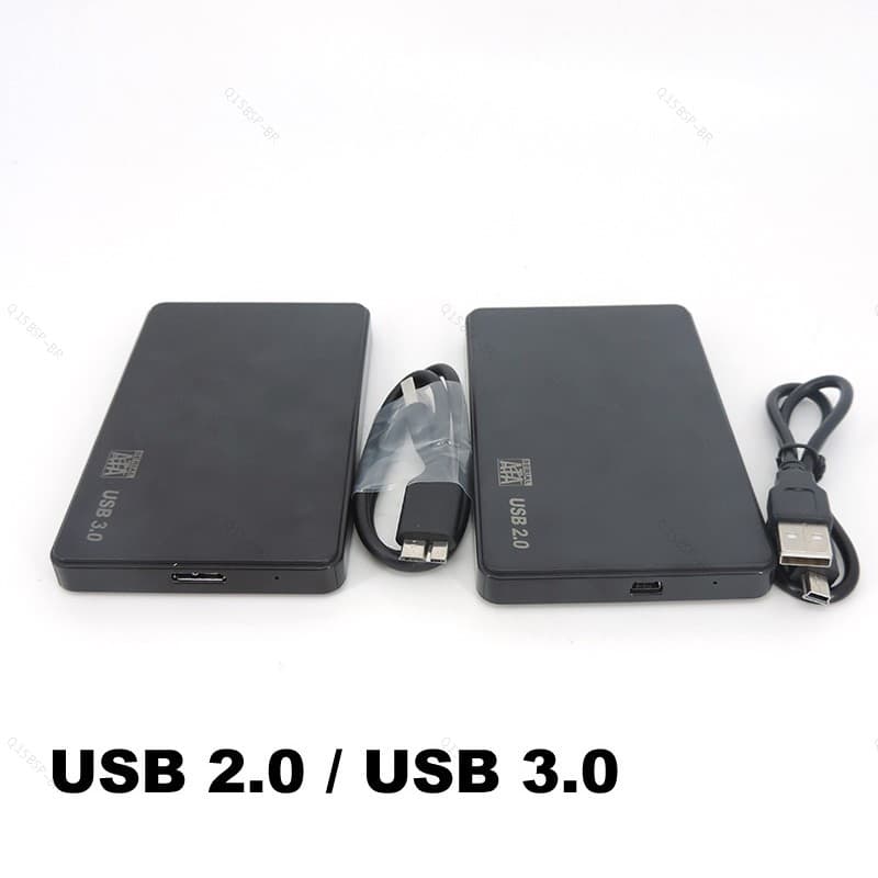 Caso HD Externo 2.5 HDD SSD Caixa De Disco Rígido Gabinete 6Gbps 10TB SATA Para USB2.0/3.0 Adaptador BR15B