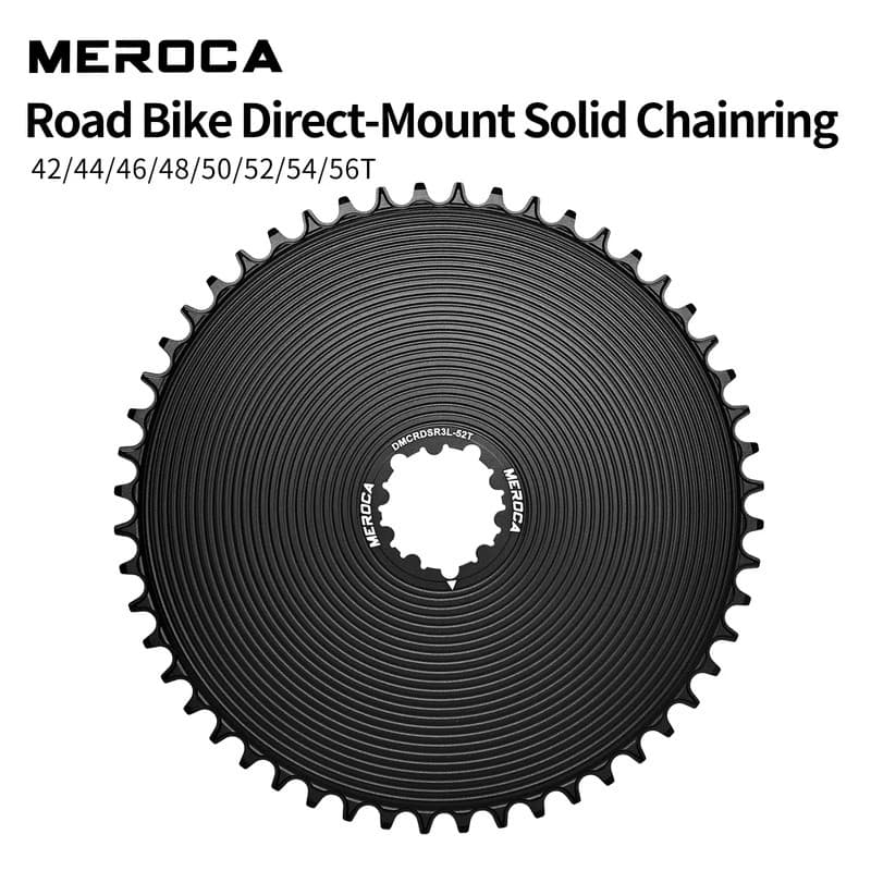 MEROCA Coroa Única Para Bicicleta De Estrada , 42t/44t/46t/48t/50t , 3 Pregos , Montagem Direta , 8/9/10/11/12 Velocidad