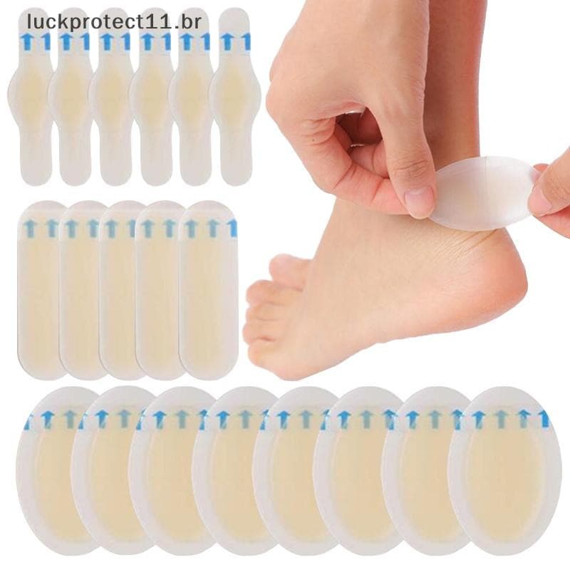 LTBR 24 Pçs Adesivo Hidrocolóide Gel Bolha Gesso Calcanhar Anti-Desgaste Pedicure Remendo Ferramentas De Cuidados Com Os