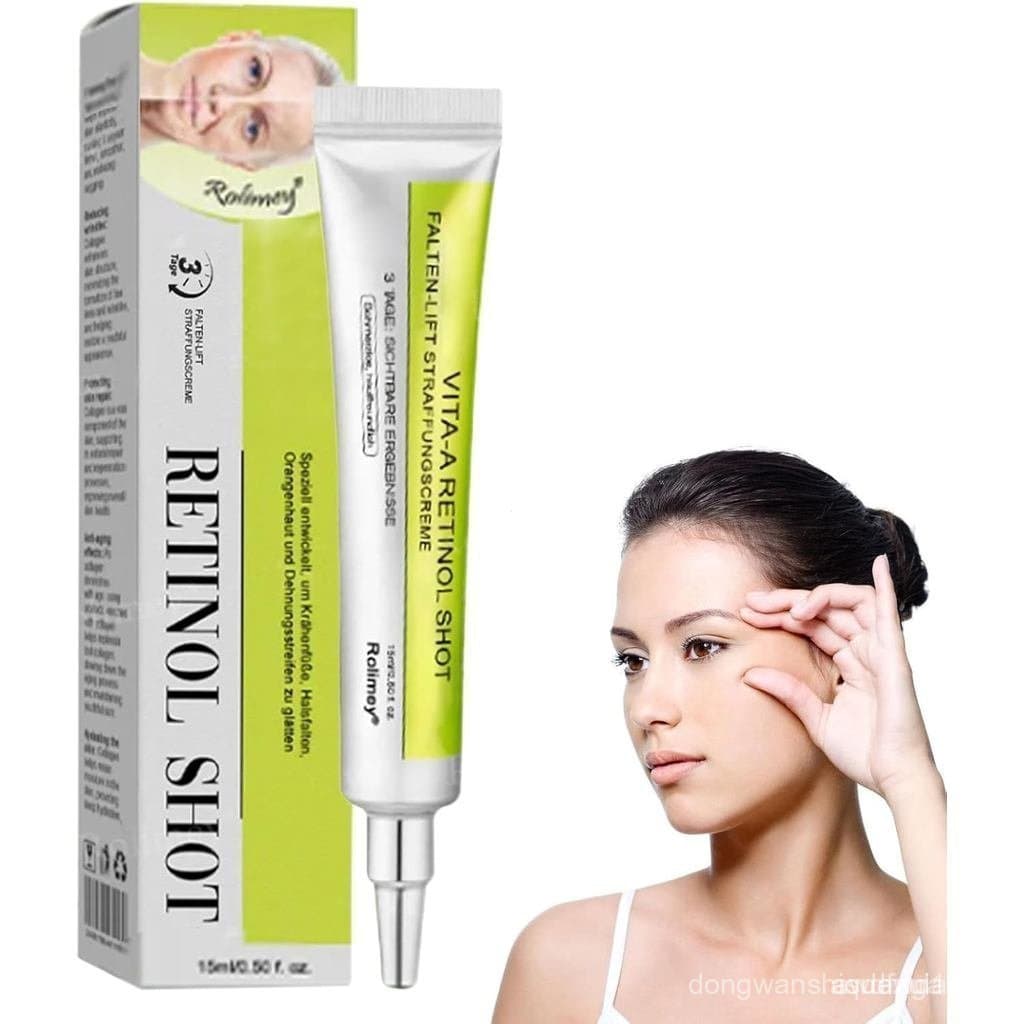 Rolimey Vita-A Retinol Shot Creme Antirrugas e Firmador, Essência de Retinol, Rolimey Retinal Sh