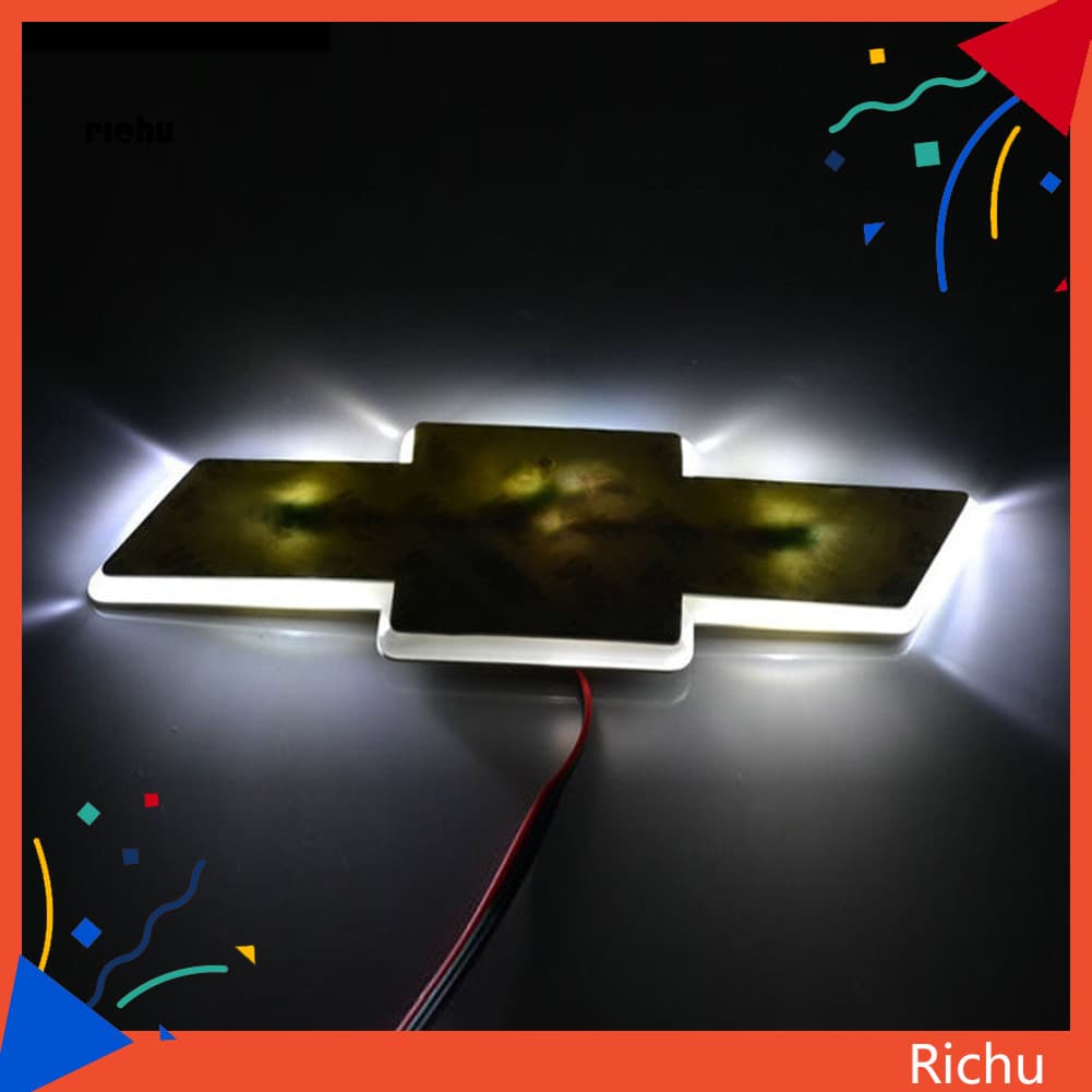 Richu * 3D LED Estilo De Carro Emblema Traseiro Logotipo Decalque Lâmpada De Luz Para Chevrolet Cruze