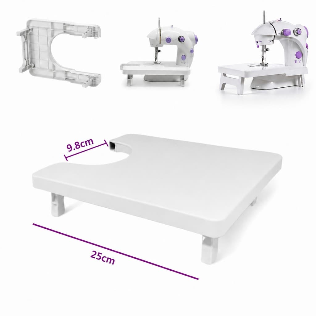 Mini máquina de costura mini mesa de extensão mesa de costura portátil