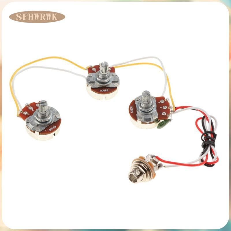 [Fhwrwk] O Melhor Kit De Cablagem De Circuito De Baixo JB Jazz Peças De Instrumentos Musicais