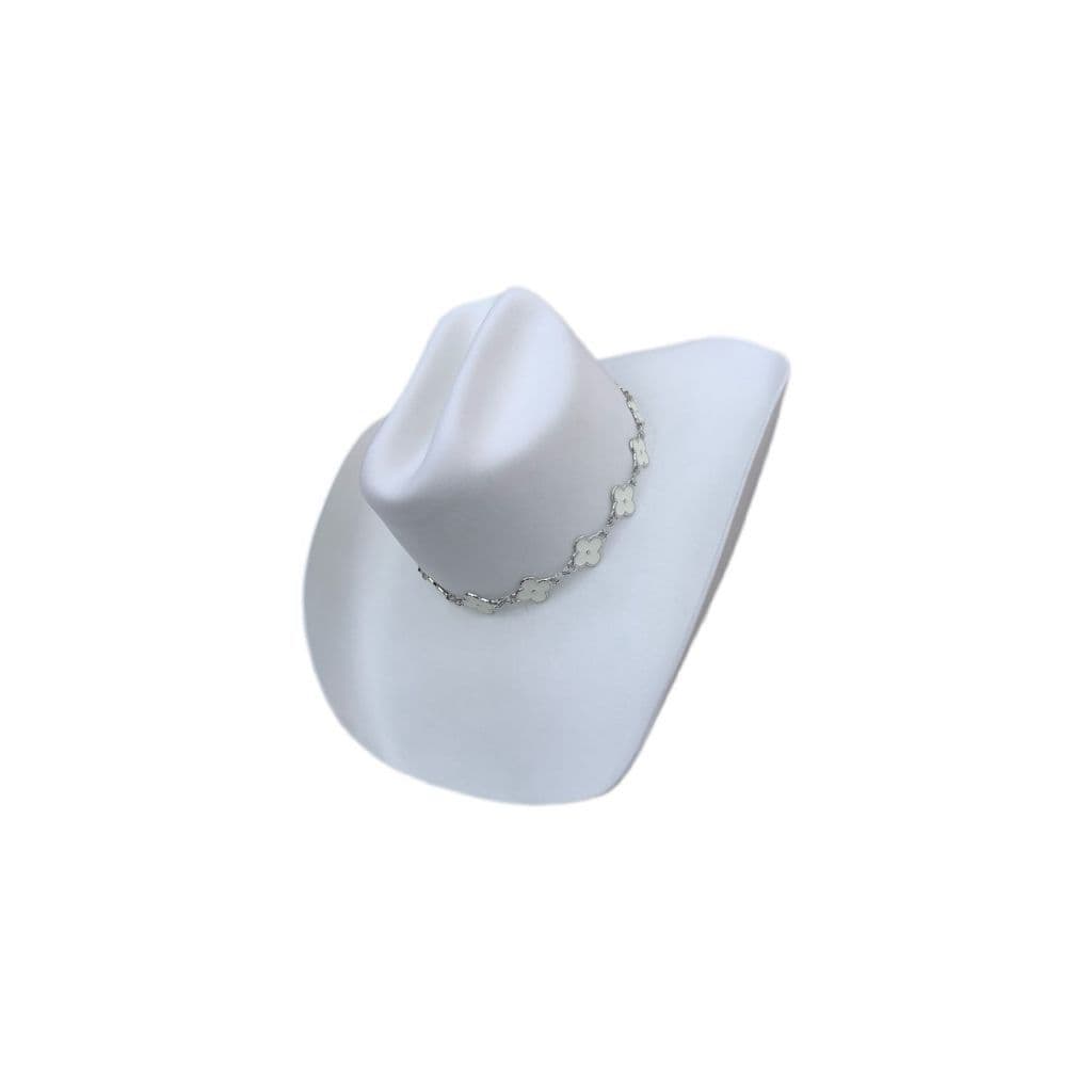Chapéu Country Americano Strass Faixa Trevo Feminino Rodeio Jaguariúna Barretos
