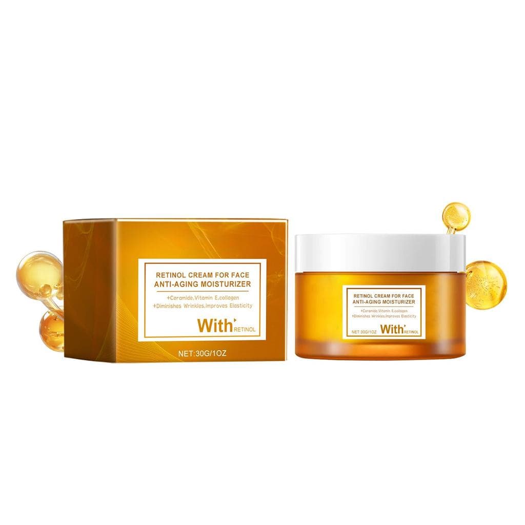 Hidratante Facial Diário com Retinol - Hidratante Antienvelhecimento com Vitamina E, Creme Facial Firmador para Homens e