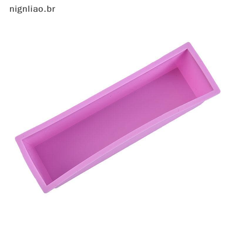 nignliao 1200g Molde De Sabão De Silicone Retangular Torrada Artesanal Ferramenta BR