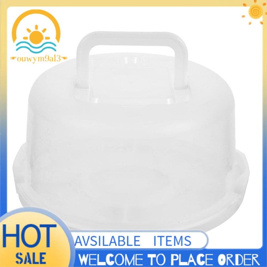 Recipiente De Armazenamento De Pão Com Tampa Porta Bolo Redondo