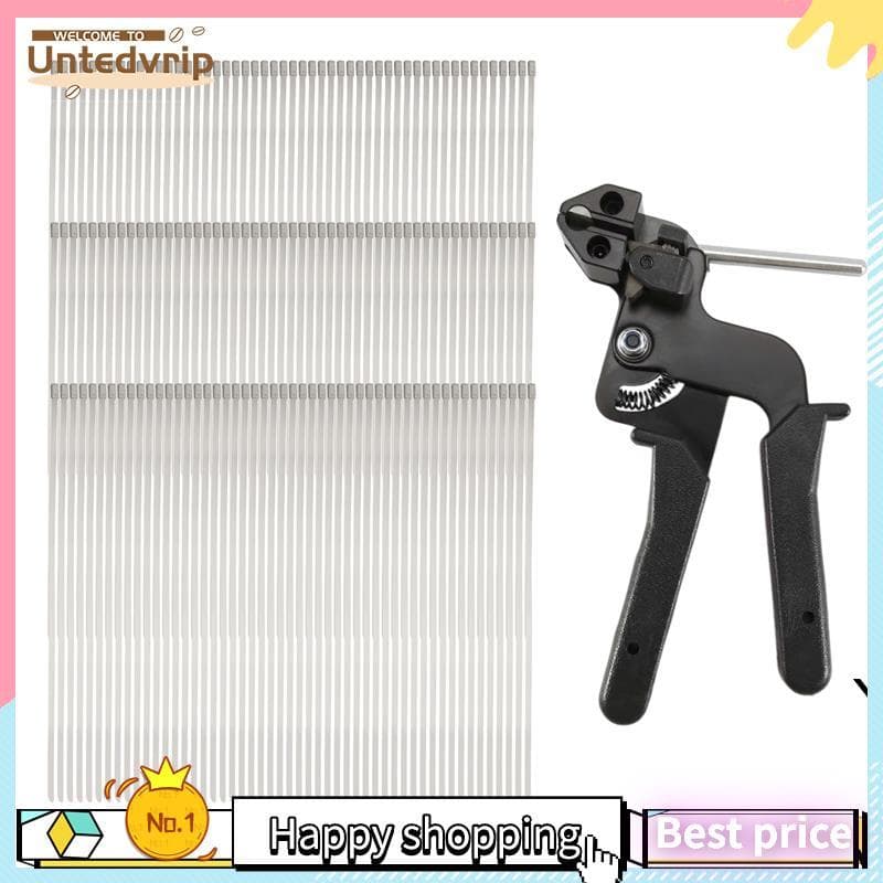 1 Conjunto De Ferramentas Especiais Para Fixação E Corte De Abraçadeiras De Metal , Com 150 Peças 11.8 Polegadas