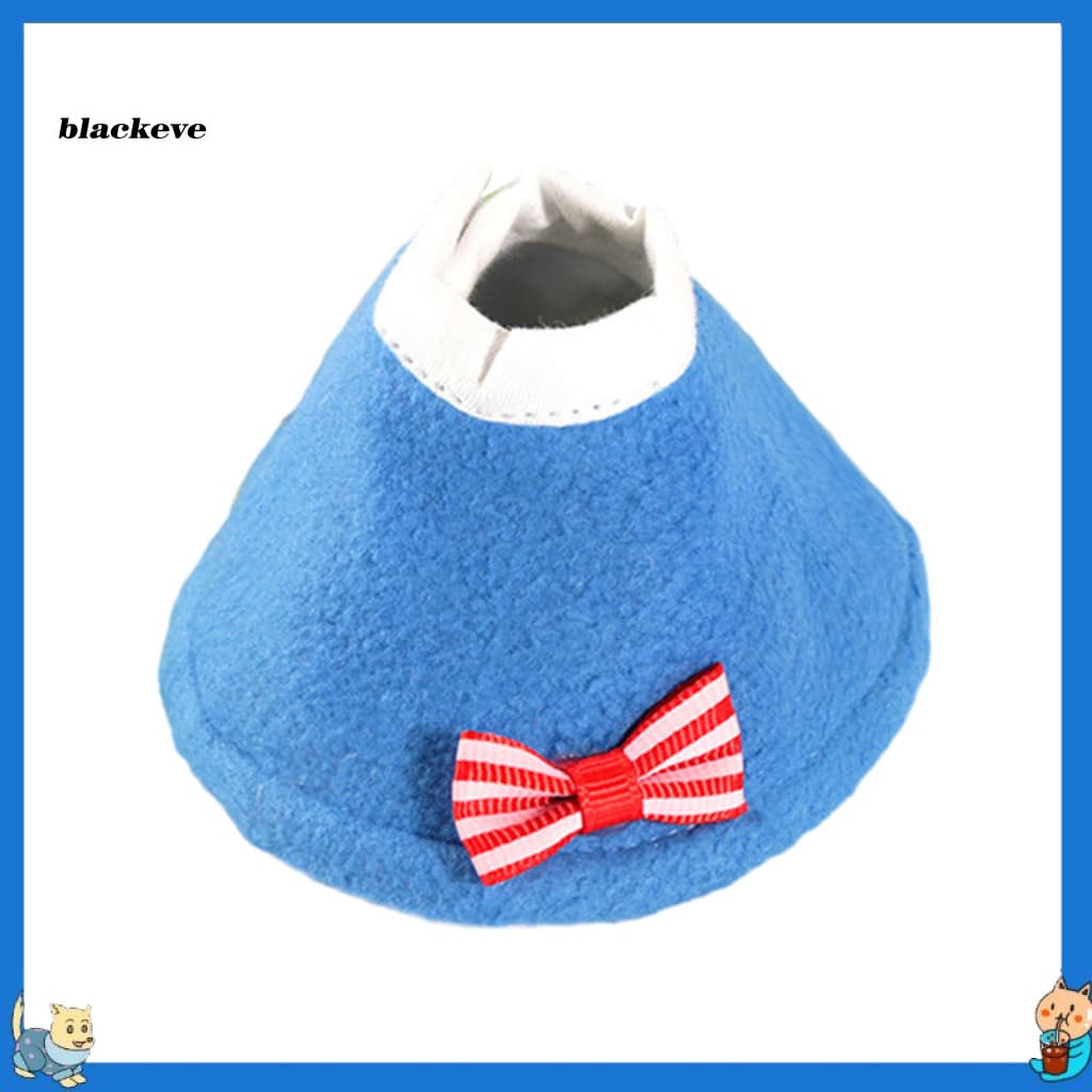 Birds Anti-bite Cone Collar with Bow Feather Plucking Prevention Elizabethan Recovery Protective for Parrots Budgerigar