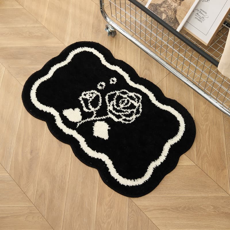 [Novo produto] tapete de banheiro simples reunindo tapete absorver água porta de entrada do banheiro tapete de pé domést