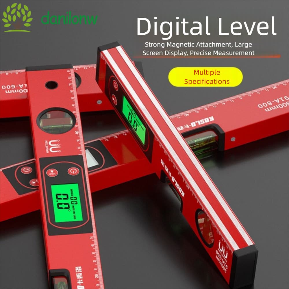 Localizador De Ângulo DANILO , Display LED Transferidor Digital De 30-100 Cm De Comprimento , 0-90 ° Medidor Antiderrapa