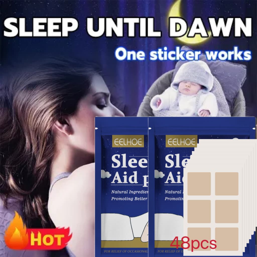 S7ME 48pcs Adesivo para Dormir, Adesivo para Insônia, Ajuda para o Sono, Melhora o Sono, Promove um Bom Sono