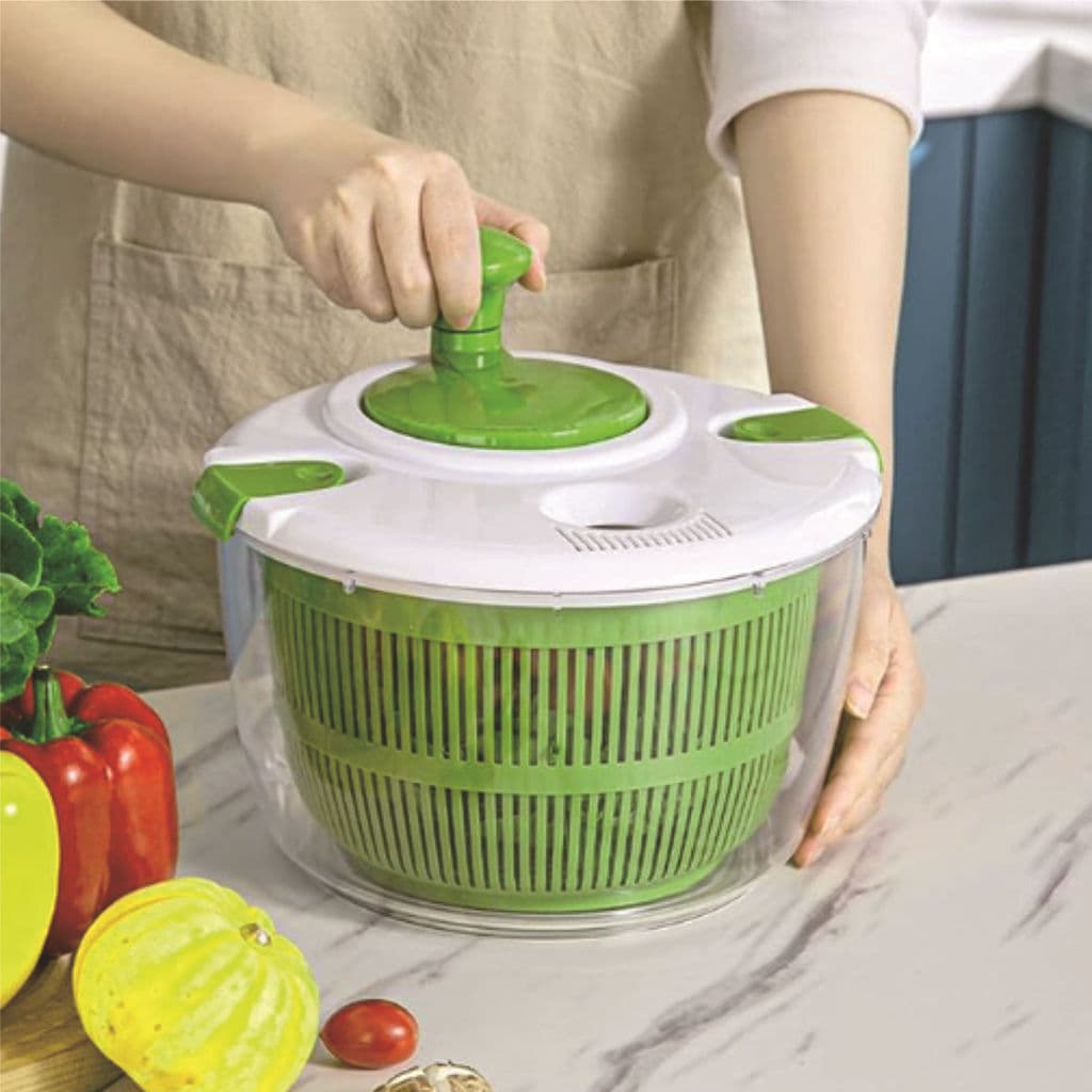 Desidratador multifuncional de vegetais para salada, máquina de lavar e secar frutas e vegetais para cozinha, cesto esco