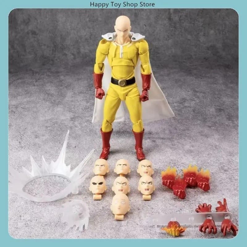 One Punch Man Saitama Edição Especial Vários Acessórios Figura Articulada Coleção De Anime Presente XAGJ