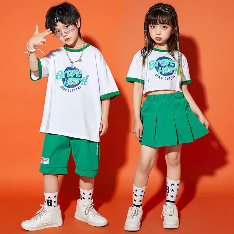 Roupas infantis para jardim de infância Saia de gaze Roupas para Performance de dança Alunos da escola primária Equipe d
