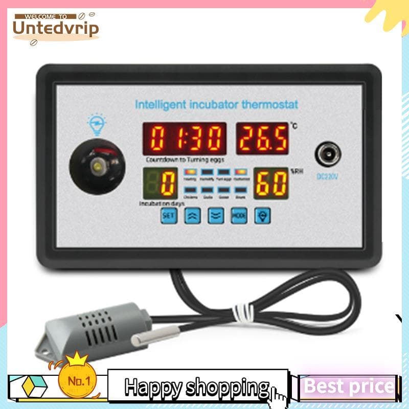 Termostato Digital ZFX-W9002 Temperatura Umidade Controle Incubadora 360 Automático Ovo Girando 12V