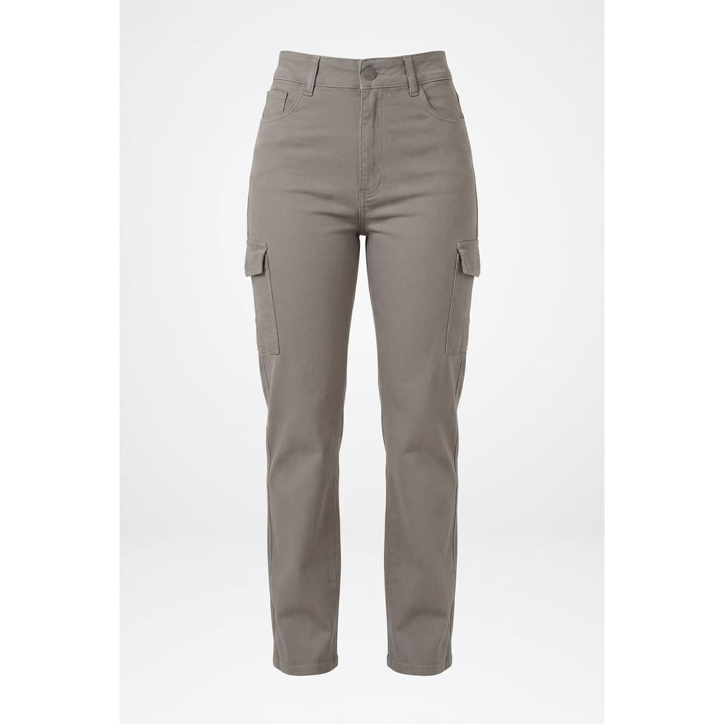 Calça Feminina Cargo Cinza
