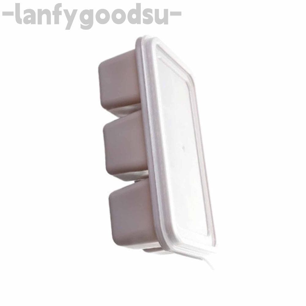 LANFYGOODS 2 Peças De Molde De Gelo Para Freezer , Tampa Removível Com , Fazer Cubos , Silicone Flexível