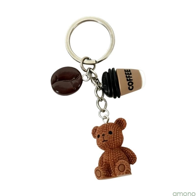 Charme Portátil Do Chaveiro Grão Café Amon Ideal Para Várias Ocasiões
