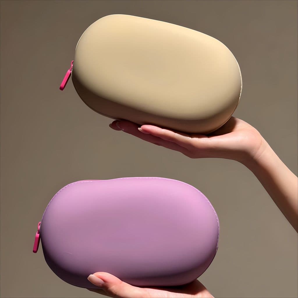🔥 Necessaire de Maquiagem em Silicone 🔥 Necessaire de Viagem Impermeável VENDA QUENTE Necessaire Grande Capacidade Imp