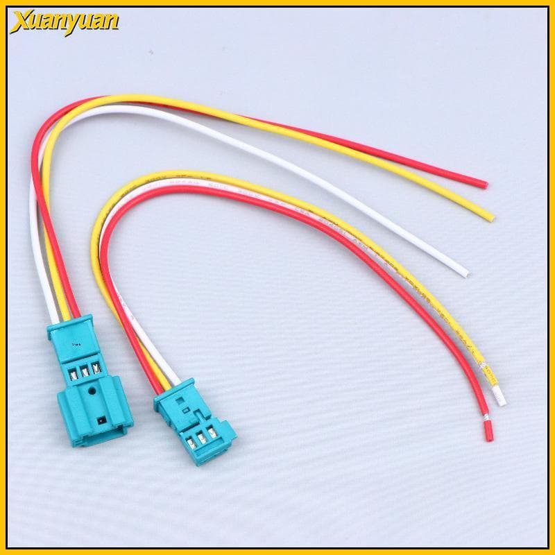 XYuan Conector De Tweeter De 3 Pinos Para Áudio De Carro , Macho E Fêmea , Plugue Fácil Atualização De Alto-Falante De V