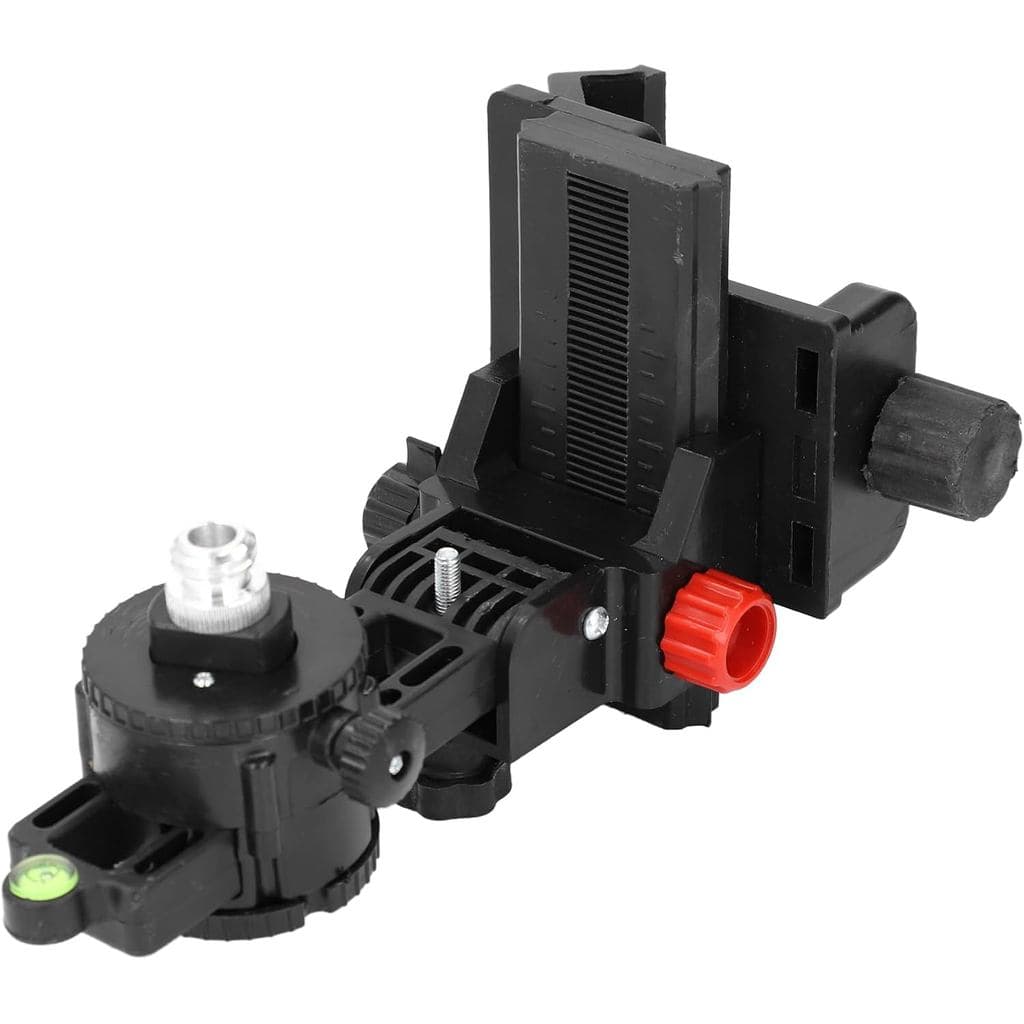 Adaptador de Nível com Suporte de Ajuste Fino, Suporte Giratório em L de 360 Graus com Suporte Ajustável para Nível, par
