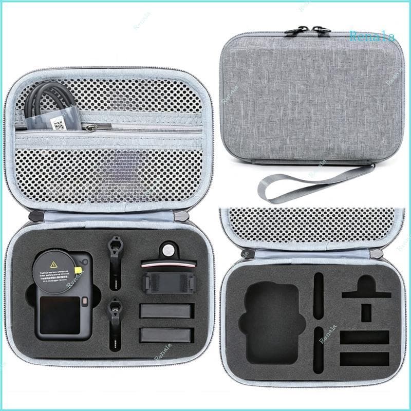 Renala Kit Câmera Portátil Bolsa Armazenamento Rígida Alça Transporte Bolso Interno E Uso Diário Função