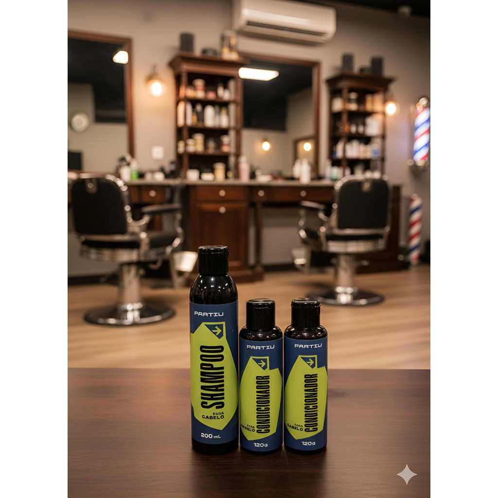 Kit Shampoo 01 E 02 Condicionadores Para Cabelo Vivaz Partiu