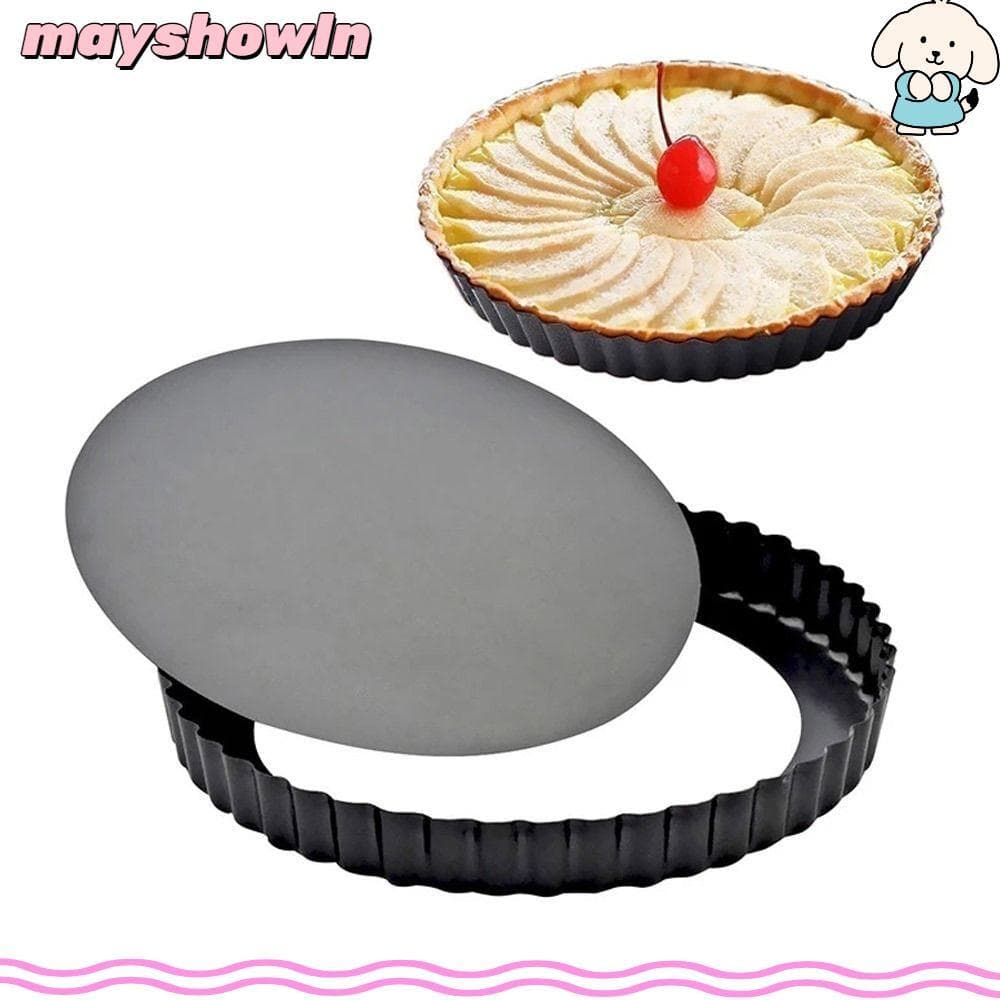 Assadeira De Bolo MAYSHOWLN , Moldes Antiaderentes De Flan Canelados Com Fundo Solto , Pratos De Modelo De Assadeiras