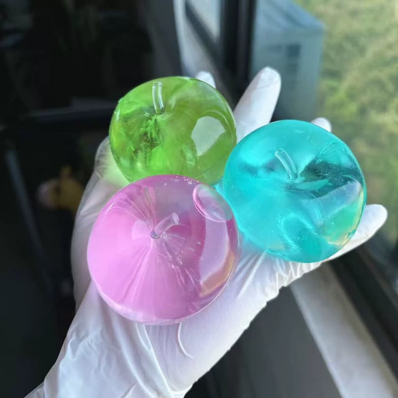 Verde Rosa Maçã Maltose Brinquedos Moles Anti Estresse Sensorial Fidgets Brinquedo Macio Simulado Presente De Retorno Le