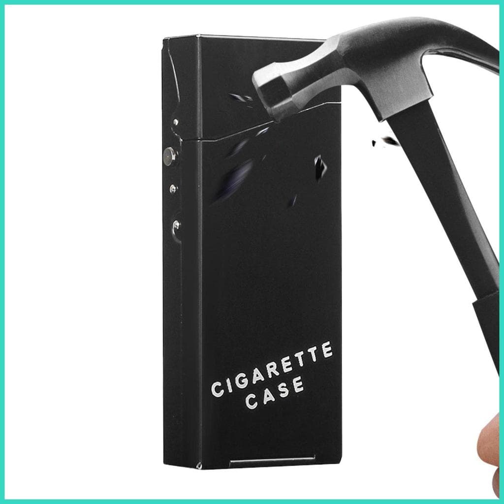 Estojo Portátil Para Cigarros , À Prova D'água De Umidade , Bem Selado , Liga De Alumínio Compacta Acampamento Ao Ar Liv