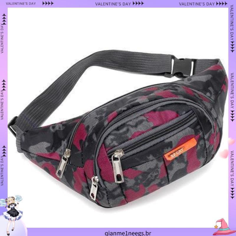 Saco de cintura masculino feminino na moda multifuncional à prova dwaterproof água esportes mensageiro fazer coleção de