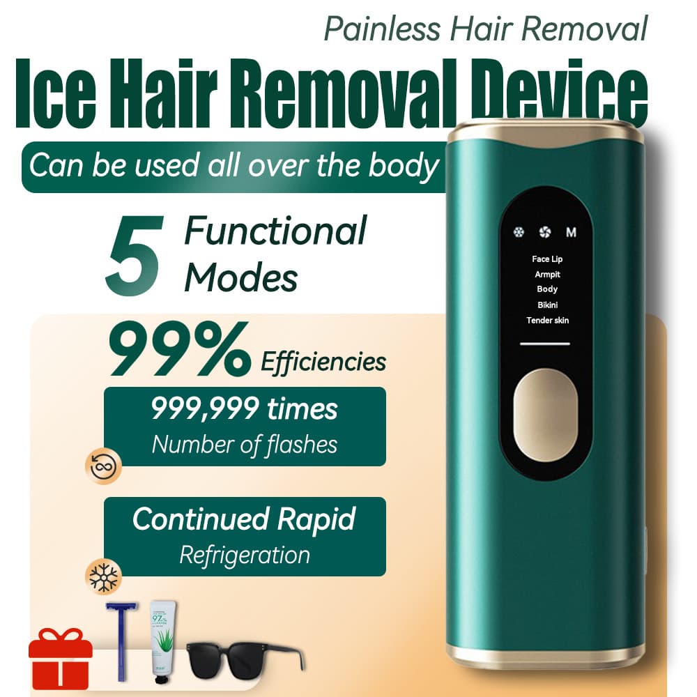 Máquina Congelada Da Remoção Do Cabelo Laser IPL , Removedor Permanente E Indolor , Salão De Beleza Home