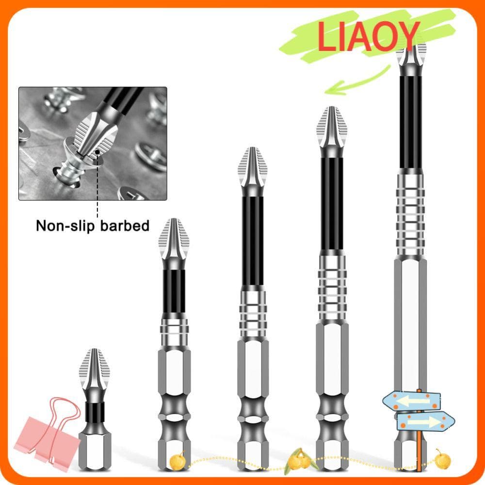 Broca De Chave De Fenda De Impacto LIAOYING , Antiderrapante K5 Forte , Cruzada Resistente A Impactos