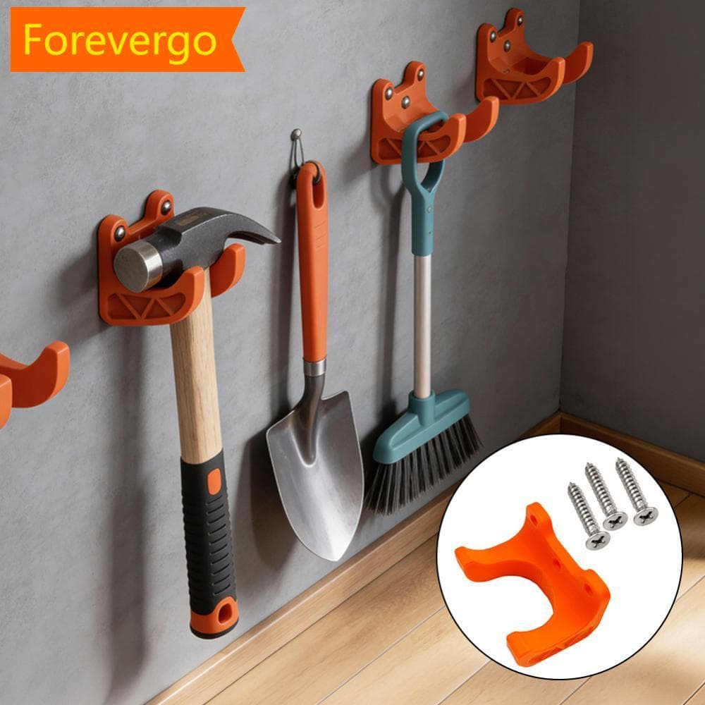 forevergo Montagem Na Parede Rack De Ferramentas De Jardim Parafuso Organizador De Armazenamento Fixo Para Pá Ancinho Va
