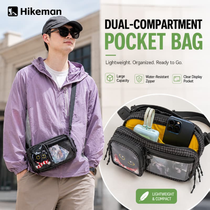 Dyneema Ultraleve Câmera Saco À Prova Dwaterproof Água Zíper Para Caminhadas Ao Ar Livre Viagem Acampamento Ciclismo Esp