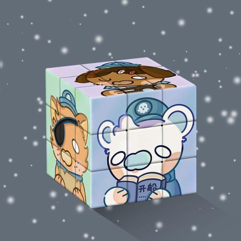 Coluna submarina Cubo de Rubik Buck Cubo de Rubik educacional Cubo de Rubik de terceira ordem Criativo Cubo de Rubik Pre