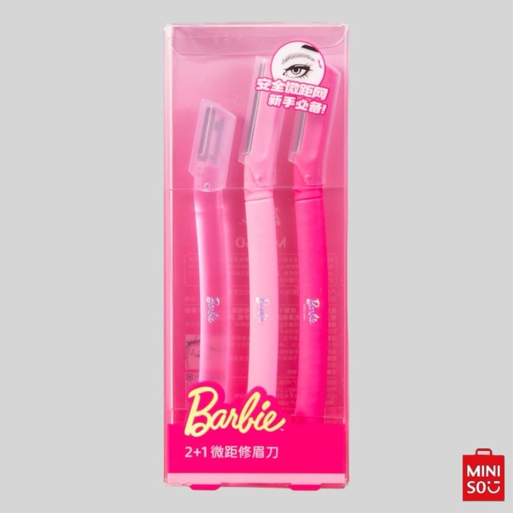 KIT 3 APARELHOS MODELADORES DE SOBRANCELHA CONTENDO 2 TAMANHOS DE PONTAS DIFERENTES BARBIE