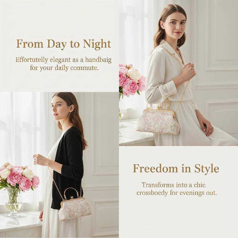 Novo Estilo Chinês Bolsa Bordado Saco De Noite Retro Ombro Único Crossbody Senhoras Concha