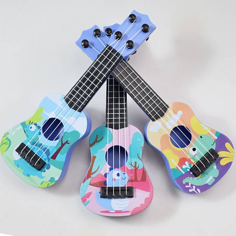 [Luckybaby-t] Mini Ukulele Guitarra Brinquedo Habilidade Melhorando Instrumento Musical Educacional Clássico Infantil Pa