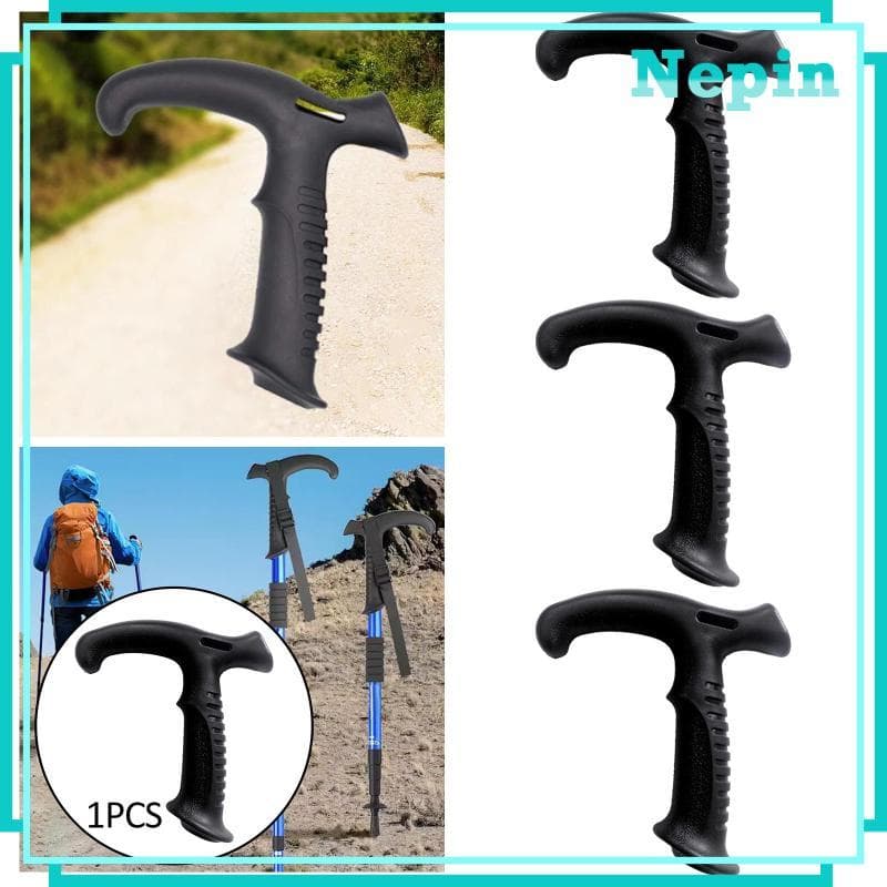 [Nepin] Alça De Haste De Trekking Substituição Aperto De Cana Conversor De Fixação Material Ergonômico Antiderrapante Ad