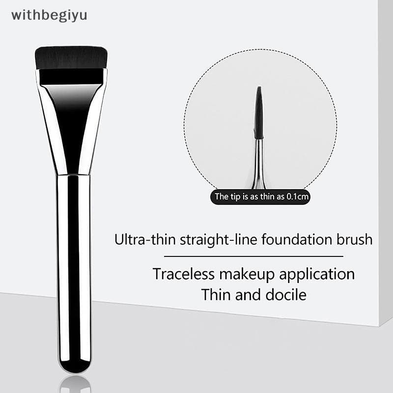 dfd Pincel De Base Ultrafino , Leve E Fino , Contorno Facial Plano , Creme , Pincéis De Maquiagem