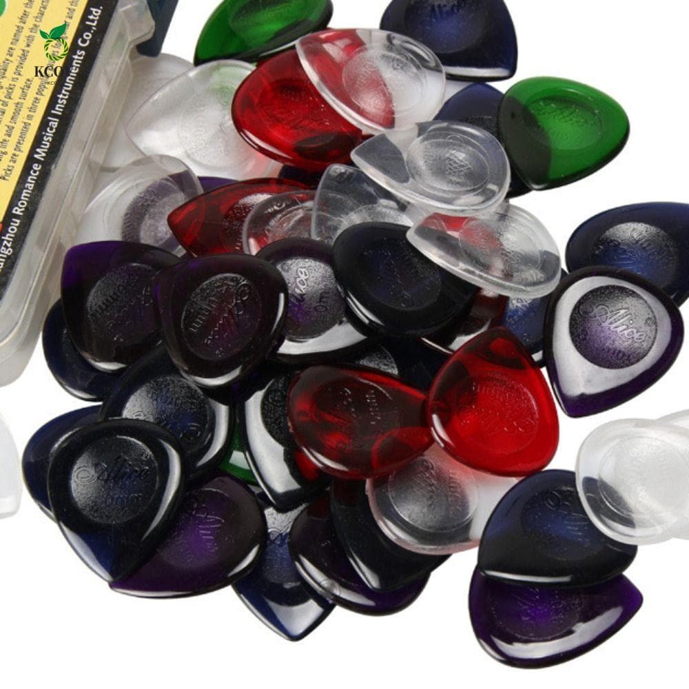 KCOV 10 Peças De Palhetas Para Guitarra Acústica , De Celulóide , Palheta Em Formato De Gota ABS De Espessura